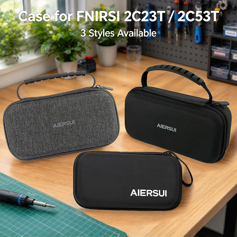 Fnirsi Digital Oscilloscope Handheld - Estuche rígido para transportar y guardar