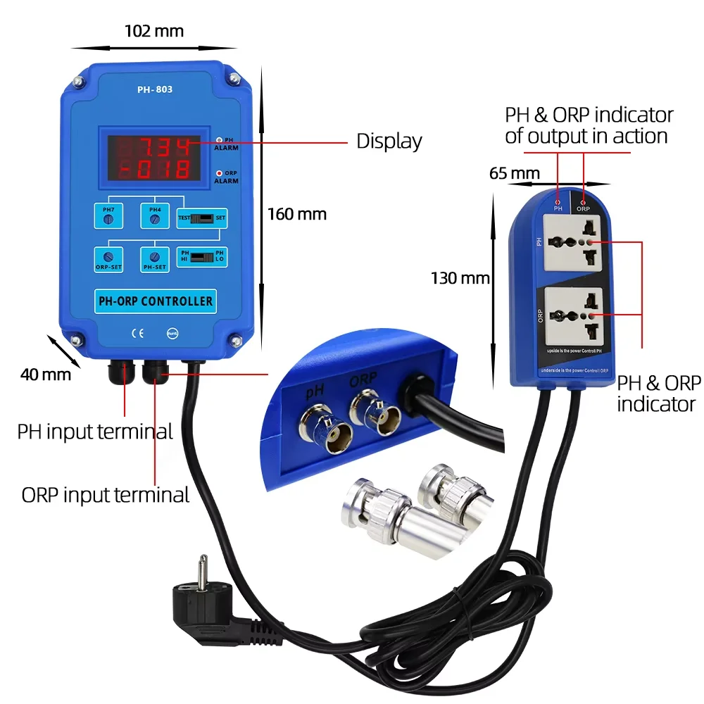 Controlador digital de pH, med - Ph Meter Digital Water Tester reseña y precio