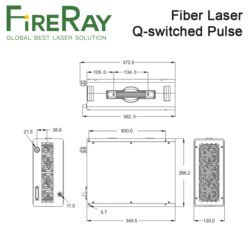 Fuente de láser de fibra pulsa - Fiber Laser Marking Machine 30W reseña y precio