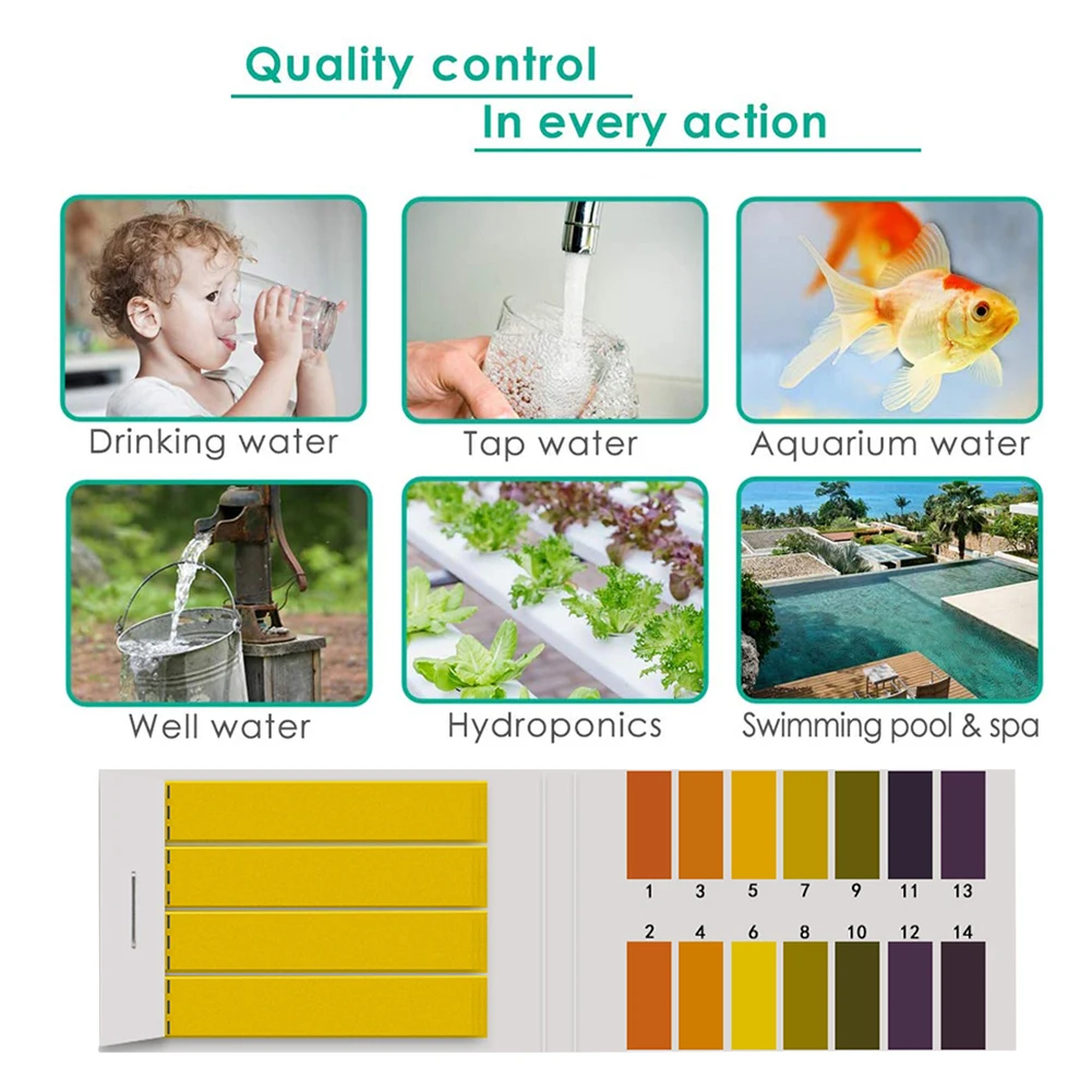 80-400 Uds tiras reactivas de  - Ph Meter Digital Water Tester reseña y precio